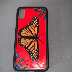iPhone XS Max Wildflower Butterfly Case